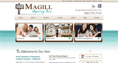 Desktop Screenshot of magillagency.com