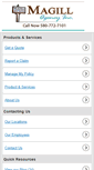 Mobile Screenshot of magillagency.com
